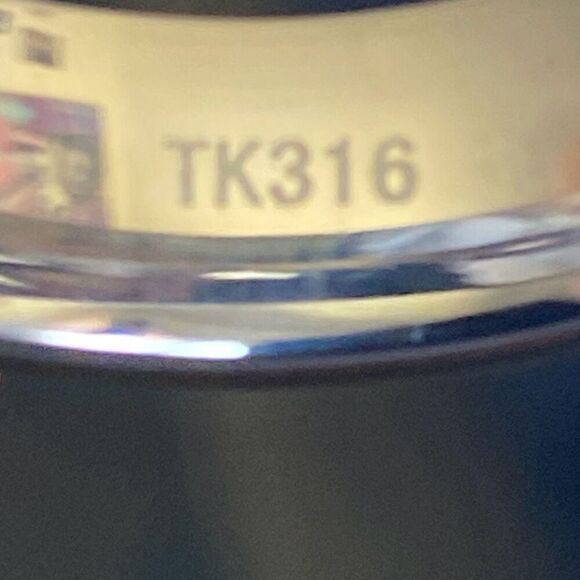 Men's Stainless Steel Ring Single Stone size 10 - Picture 4 of 4